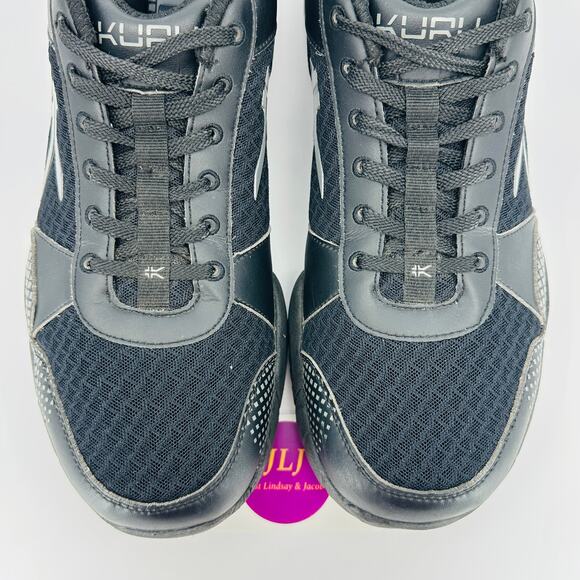 Kuru Mens Quantum Supportive Stability Walking Sneakers Black Slate Gray Size 12 - Picture 4 of 11